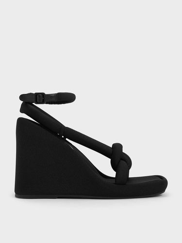 Charles & Keith - Sandales à talon compensée et lanière nouée Toni - Charles & Keith - Modalova