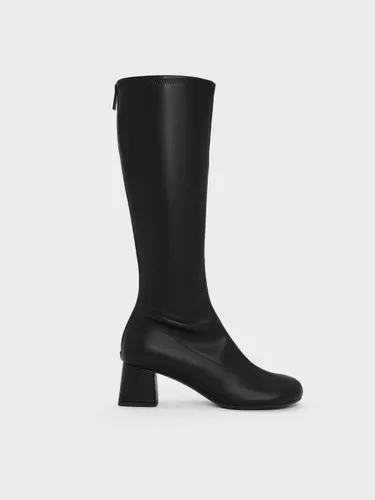 Bottes Hautes à Talons Carrés - Charles & Keith - Modalova