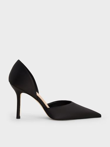Charles & Keith - Escarpins d'Orsay en satin à bout pointu - Charles & Keith - Modalova