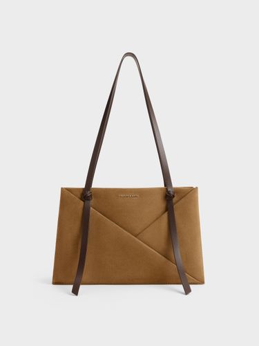 Grand cabas géométrique bicolore Midori - Charles & Keith - Modalova