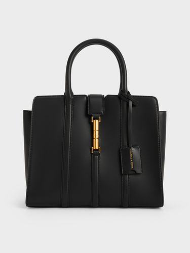 Charles & Keith - Grand sac cabas à détail métallique Cesia - Charles & Keith - Modalova