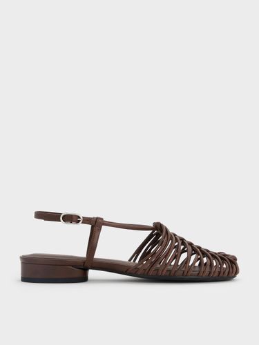 Charles & Keith - Sandales à bride arrière tissées Linnea - Charles & Keith - Modalova