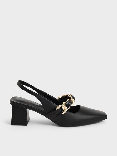 Charles & Keith - Escarpins avec bride arrière et lanière tressée - Charles & Keith - Modalova