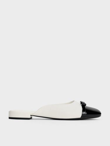 Charles & Keith - Mules à noeud avec bout contrastant - Charles & Keith - Modalova