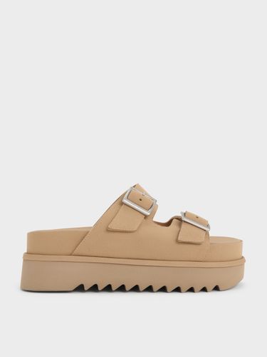 Charles & Keith - Sandales à plateforme à double bride et boucle - Charles & Keith - Modalova