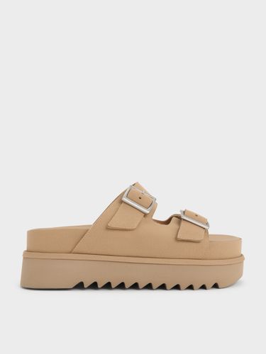 Charles & Keith - Sandales à plateforme à double bride et boucle - Charles & Keith - Modalova