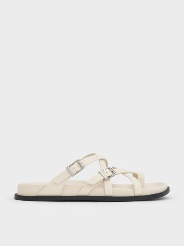 Sandales Croisées avec Anneau d'Orteil - Charles & Keith - Modalova