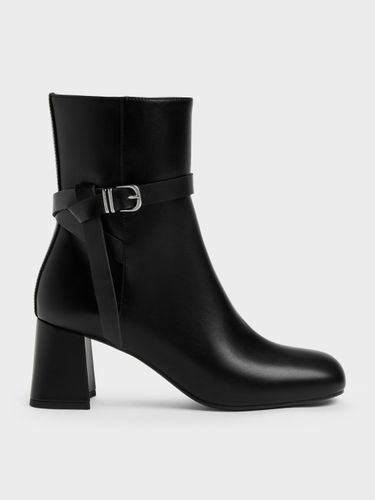 Bottines à talon bloc Eliza - Charles & Keith - Modalova