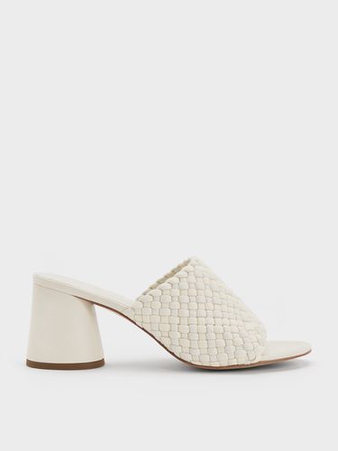 Charles & Keith - Mules entrelacée à talon carré - Charles & Keith - Modalova