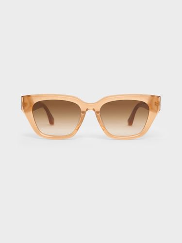 Charles & Keith - Lunettes de soleil yeux de chat en acétate recyclé - Charles & Keith - Modalova