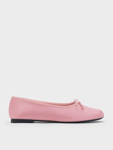 Charles & Keith - Ballerines en satin à nœud - Charles & Keith - Modalova