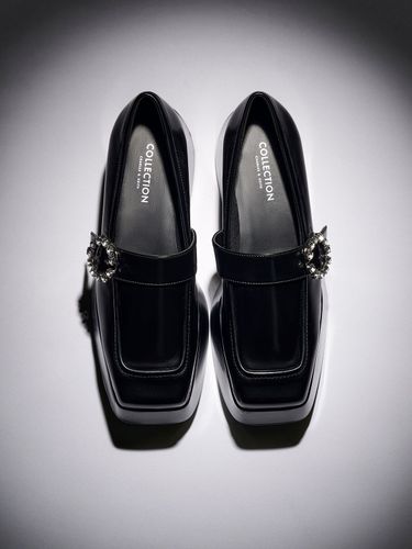 Charles & Keith - Mocassins à strass et plateforme épaisse - Charles & Keith - Modalova