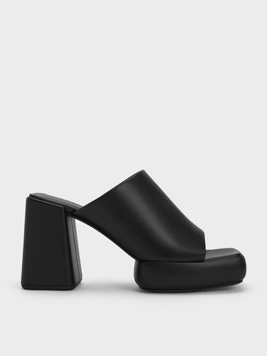 Charles & Keith - Mules à talon carré et plateforme Lucile - Charles & Keith - Modalova