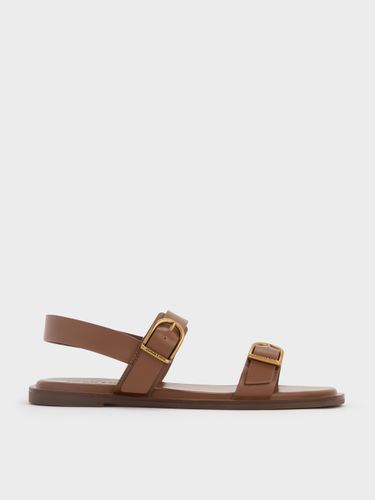 Charles & Keith - Sandales à bride arrière et double lanières à boucle - Charles & Keith - Modalova