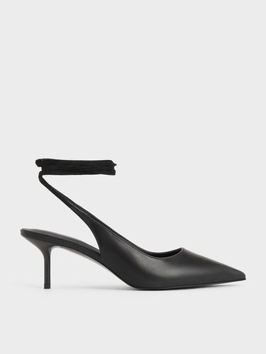 Charles & Keith - Escarpins texturés à nouer avec bout pointu - Charles & Keith - Modalova