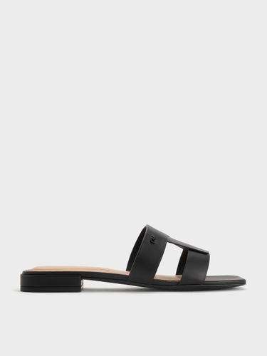 Charles & Keith - Claquettes en cuir Joan - Charles & Keith - Modalova