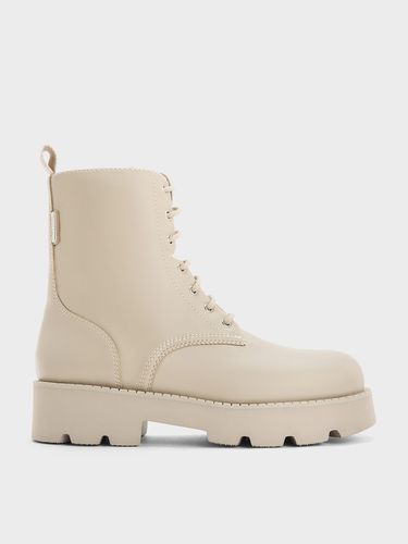 Charles & Keith - Bottines rangers à lacets avec semelle crantée - Charles & Keith - Modalova