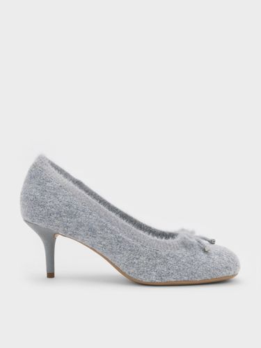 Escarpins à Nœud en Maille - Charles & Keith - Modalova