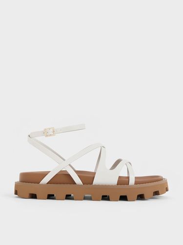 Charles & Keith - Sandales à lanières croisées et bride de cheville - Charles & Keith - Modalova