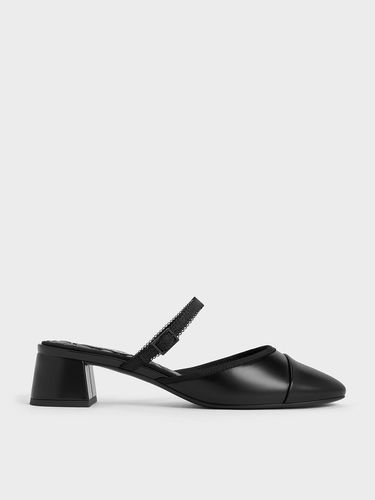 Charles & Keith - Mules à talon trapèze et lanière à boucle - Charles & Keith - Modalova