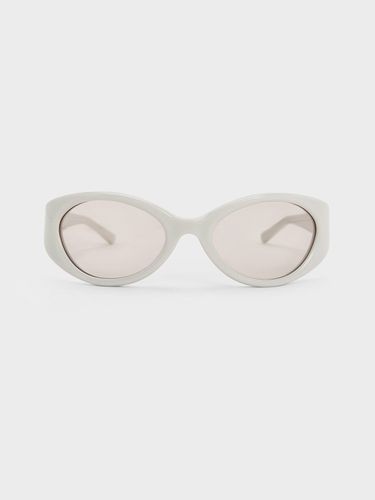 Charles & Keith - Lunettes de soleil sportives ovales Eden - Charles & Keith - Modalova