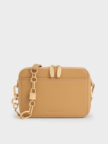 Charles & Keith - Sac à poignée en chaîne Lock & Key - Charles & Keith - Modalova