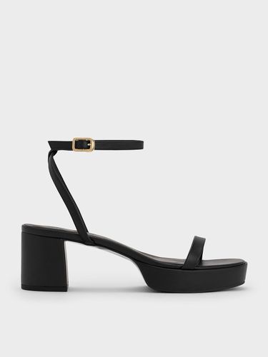 Charles & Keith - Sandales à fines lanières et à talons carrés - Charles & Keith - Modalova