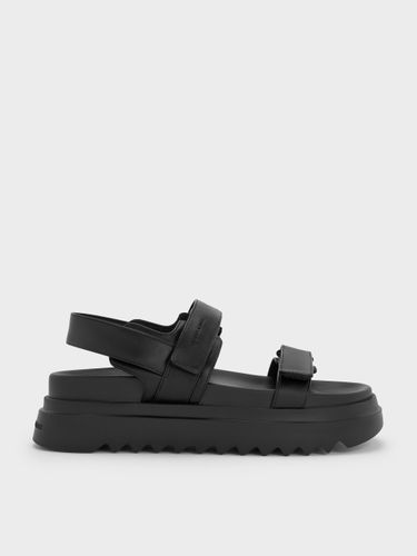Charles & Keith - Sandales à plateforme à double lanière et semelle striée - Charles & Keith - Modalova