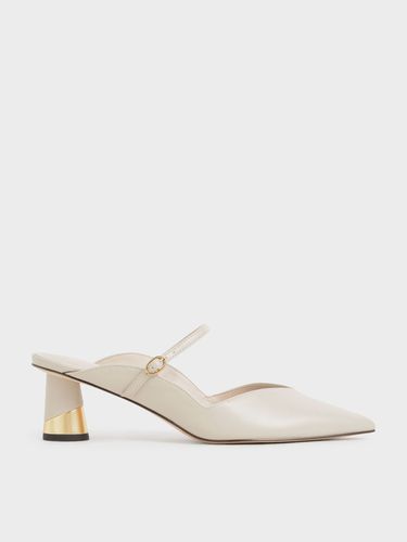 Charles & Keith - Mules à talon métallique sculpté - Charles & Keith - Modalova