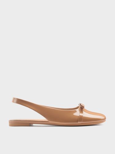Charles & Keith - Chaussures vernies à bride arrière et nœud Dorian - Charles & Keith - Modalova