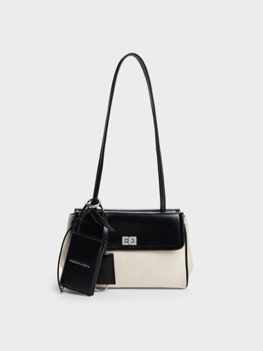 Cabas matelassé bicolore Apfra - Charles & Keith - Modalova