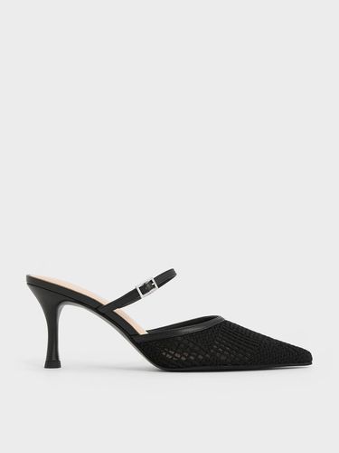 Charles & Keith - Mules en maille à talon - Charles & Keith - Modalova