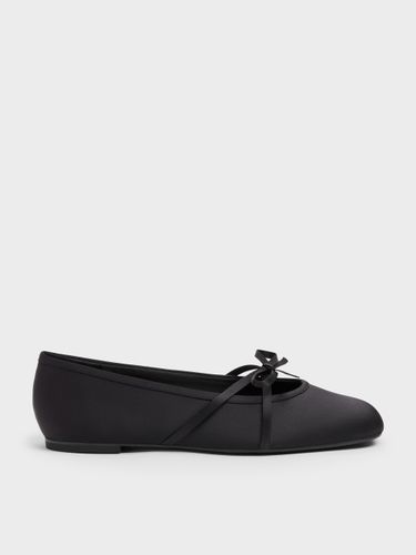Ballerines à nœud en satin - Charles & Keith - Modalova