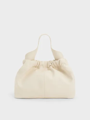Sac à main souple et froncé à poignée en chaîne Ally - Charles & Keith - Modalova