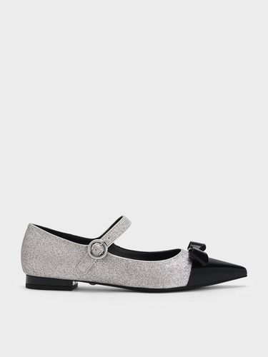 Charles & Keith - Mary Jane pailletée en cuir à nœud - Charles & Keith - Modalova