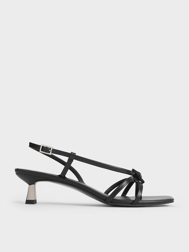 Charles & Keith - Sandales tongs à talon et lanières avec noeud - Charles & Keith - Modalova