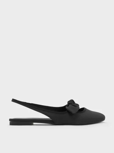 Charles & Keith - Ballerines à bride arrière et à nœud - Charles & Keith - Modalova