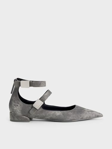 Mary Jane en denim à bout pointu Robbie - Charles & Keith - Modalova