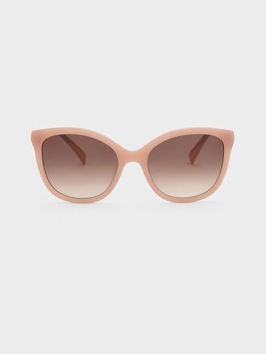 Charles & Keith - Lunettes de soleil ovales en acétate recyclé - Charles & Keith - Modalova