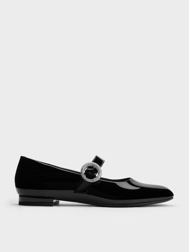 Charles & Keith - Mary Jane vernies à boucle ornée de faux cristaux - Charles & Keith - Modalova