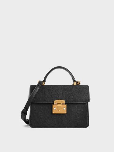 Charles & Keith - Sac à main classique à bouton-poussoir - Charles & Keith - Modalova