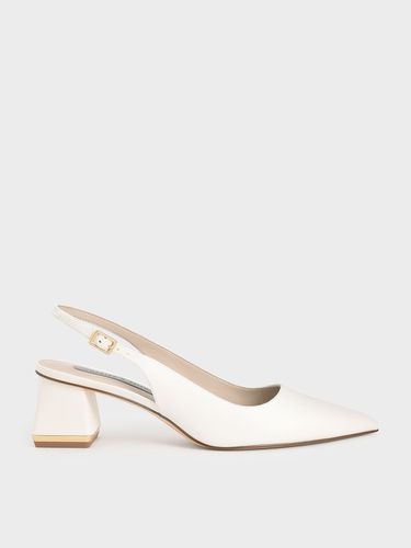 Charles & Keith - Escarpins à bride arrière et détail métallique - Charles & Keith - Modalova