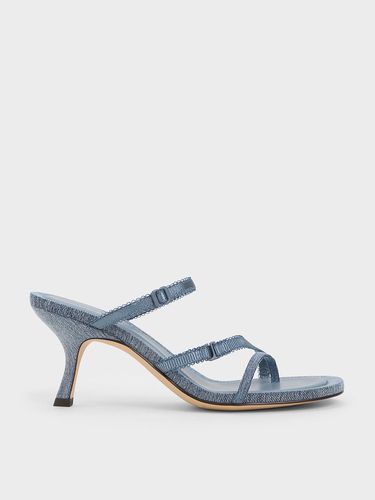 Charles & Keith - Sandales tongs en denim à lanières - Charles & Keith - Modalova