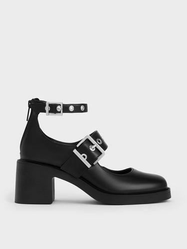 Charles & Keith - Escarpins Mary Jane à lanière œillets - Charles & Keith - Modalova