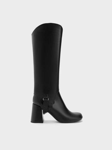 Charles & Keith - Bottes à hauteur de genou à talon carré Gigi - Charles & Keith - Modalova