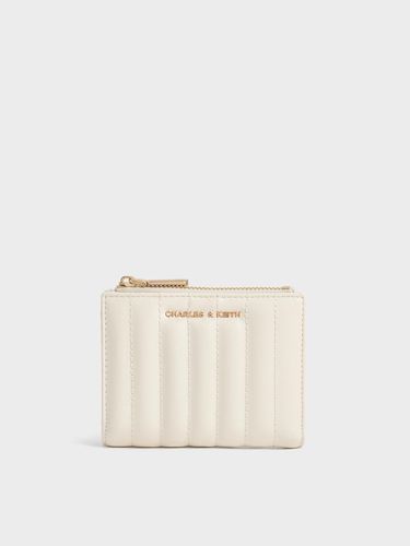 Charles & Keith - Portefeuille à fermeture à glissière et empiècement à effet froissé Donna - Charles & Keith - Modalova