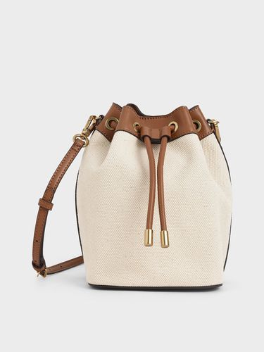 Charles & Keith - Sac seau en toile à cordon de serrage - Charles & Keith - Modalova