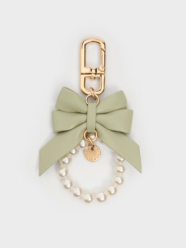 Breloque de sac nœud et perles Halsey - Charles & Keith - Modalova