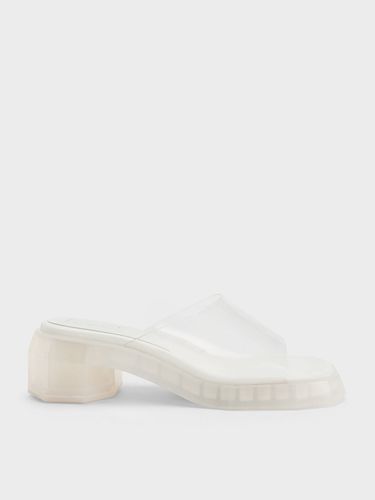 Charles & Keith - Mules géométriques transparentes - Charles & Keith - Modalova