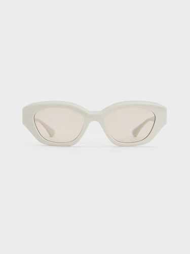 Charles & Keith - Lunettes de soleil œil de chat en acétate recyclé Onyx - Charles & Keith - Modalova